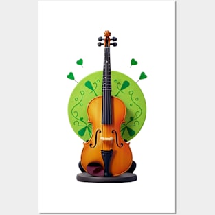 Feel the Music Rhythm of St. Patrick's Day Posters and Art